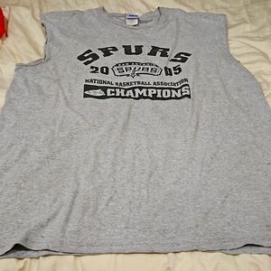 Spurs muscle shirt L